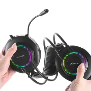 Ігрова гарнітура XTRIKE ME Gaming RGB Backlight GH-509 Black UA