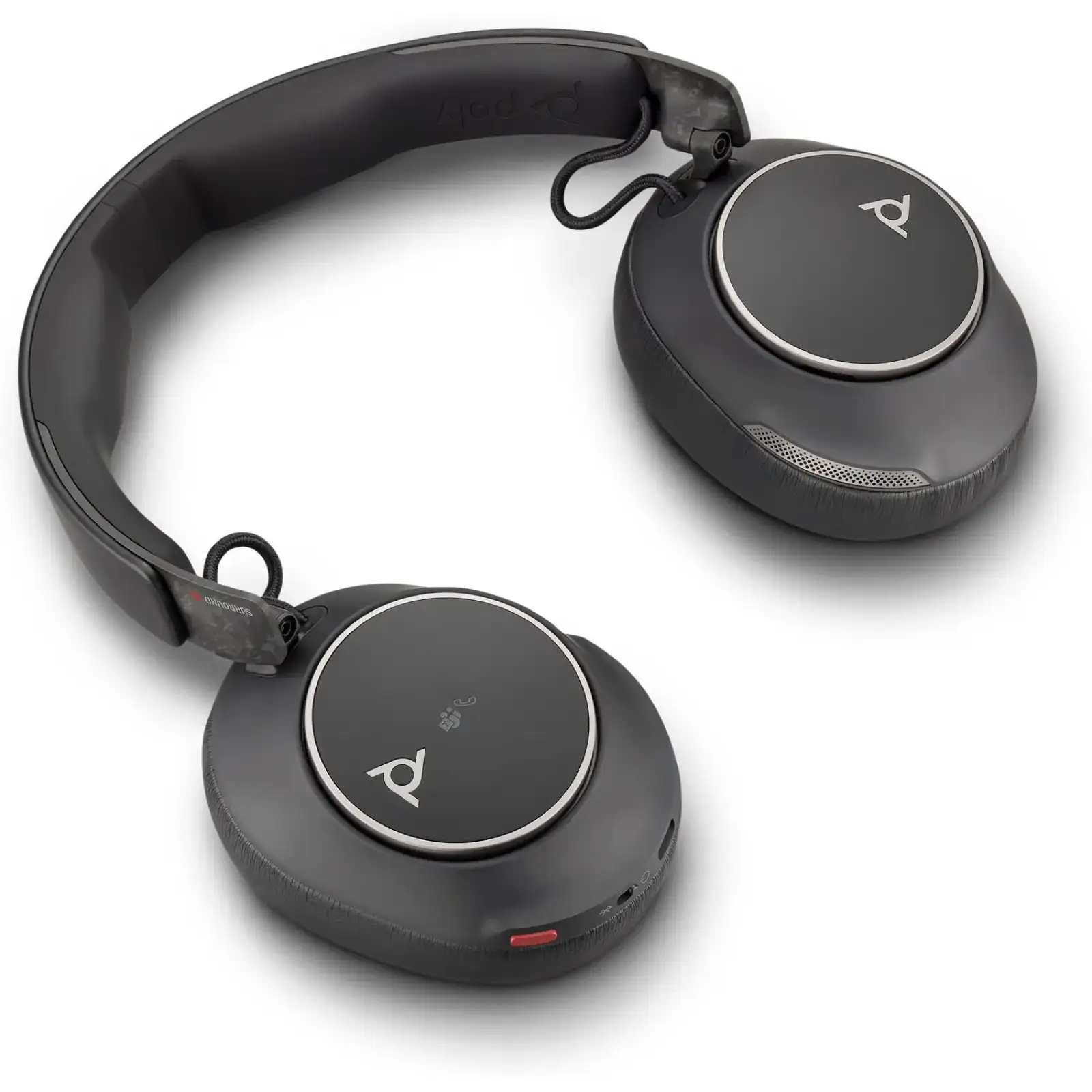 Гарнітура Poly Voyager Surround 80-M USB-C HS + USB-C/A Stereo Black (8G7U0AA) UA