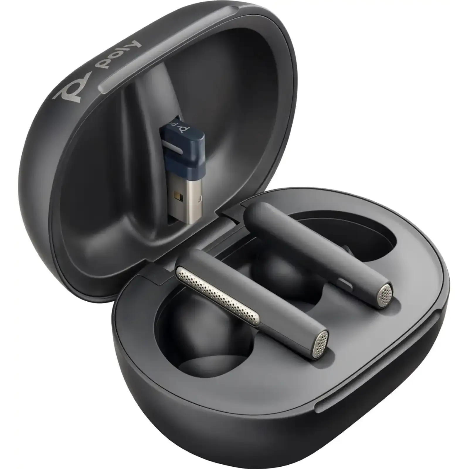Навушники TWS Poly Voyager Free 60+ Earbuds + BT700A + TSCHC Black (7Y8G3AA) UA