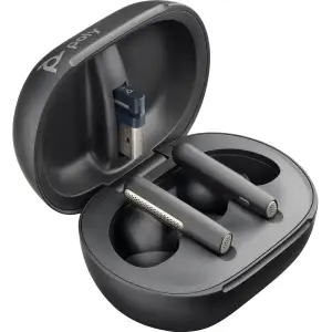 Навушники TWS Poly Voyager Free 60+ Earbuds + BT700A + TSCHC Black (7Y8G3AA) UA