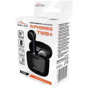 Навушники TWS Media-Tech R-PHONES, BT 5.3, Black (MT3608K) UA