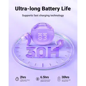 Навушники TWS Acefast T9 grape purple (6974316282563) UA