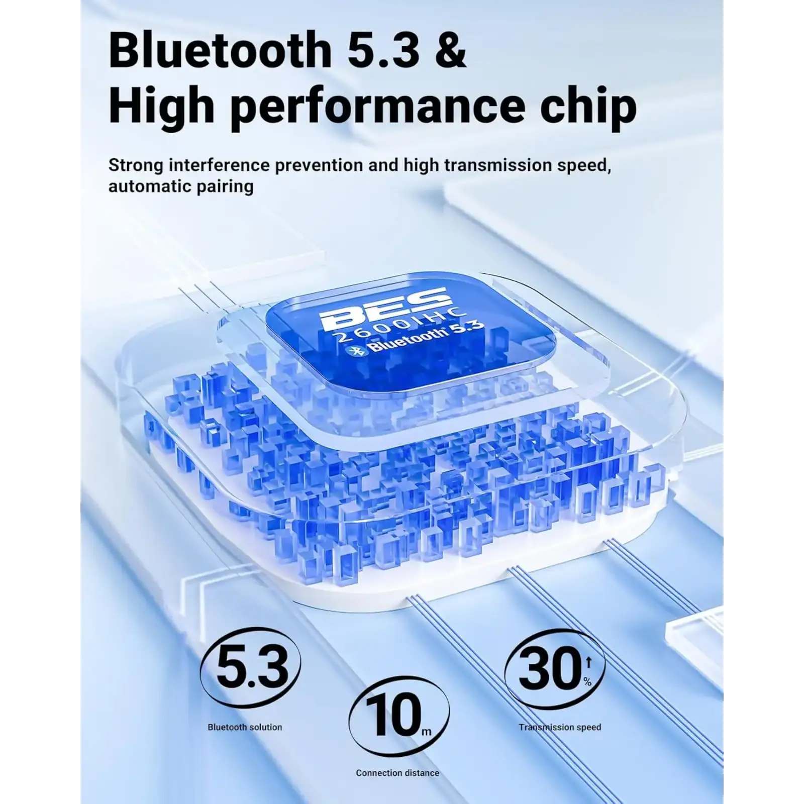 Навушники TWS Acefast T9 glacier blue (6974316282525) UA