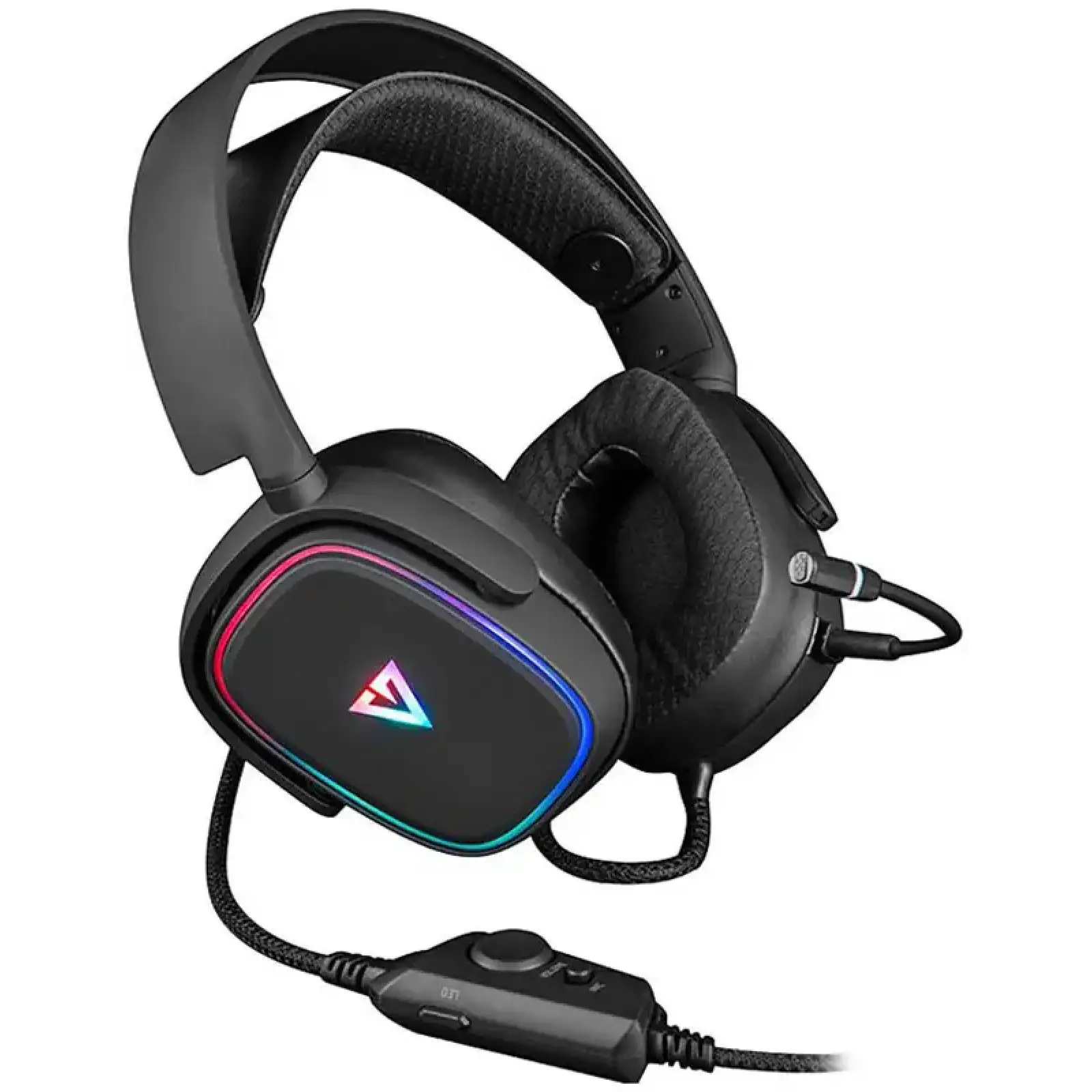 Ігрова гарнітура Modecom Volcano RGB Prometheus 7.1 Black USB (S-MC-899-PROMETHEUS-100) UA