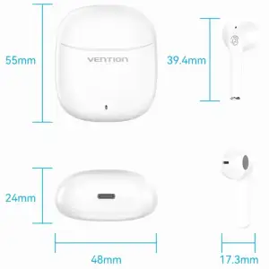Навушники TWS Vention Elf Earbuds E02 White (NBGW0) UA
