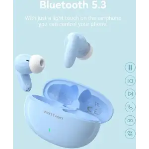 Навушники TWS Vention Elf Earbuds E01 Blue (NBFS0) UA