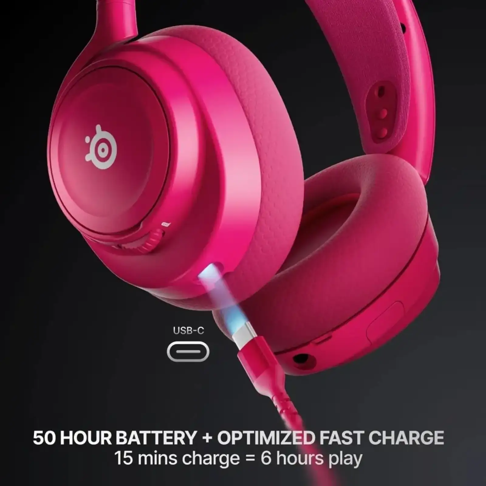 Ігрова гарнітура SteelSeries Arctis Nova 7X Gen 2 Wireless Magenta PC/PS/SW/MAC/MOB (61760) UA