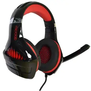 Гарнітура Microlab G6, 3,5мм+USB, Black-Red (G6_b+r) UA