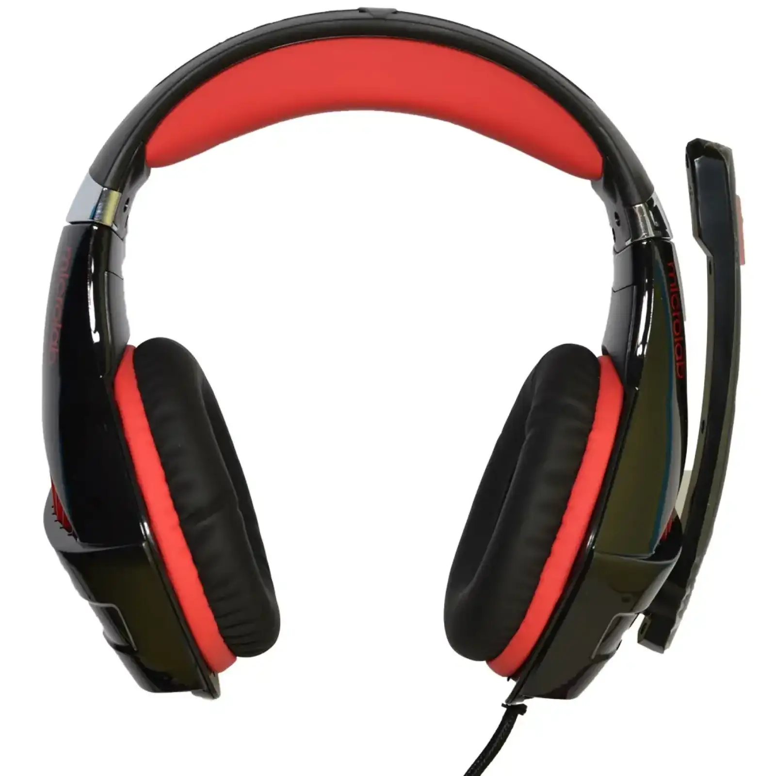 Гарнітура Microlab G6, 3,5мм+USB, Black-Red (G6_b+r) UA