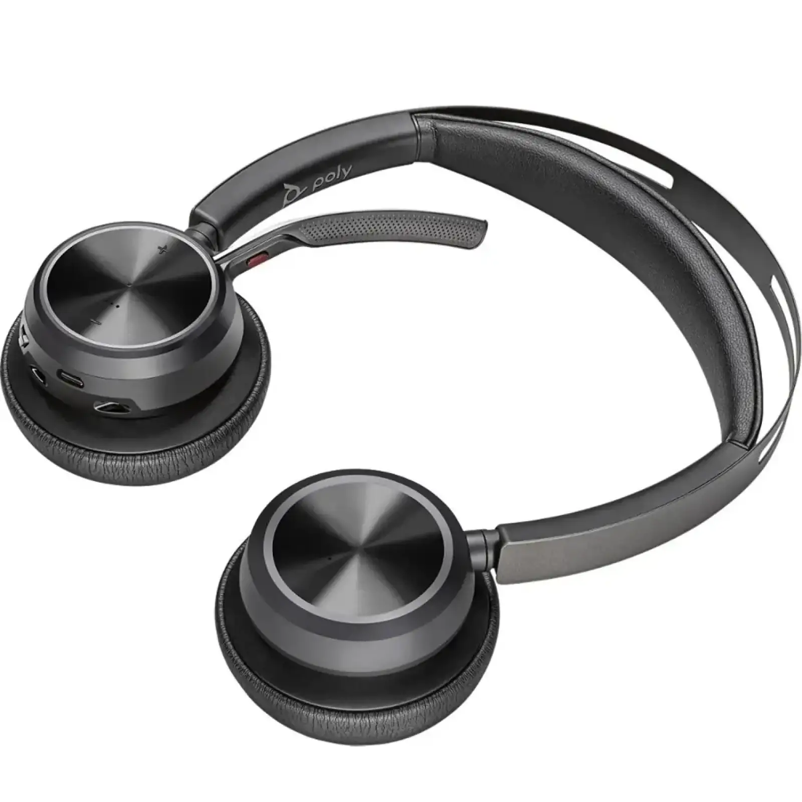 Гарнітура Poly Focus 2 - M USB-C + USB-C/A Adapter HS with Charge Stand Stereo (9T9J6AA) UA