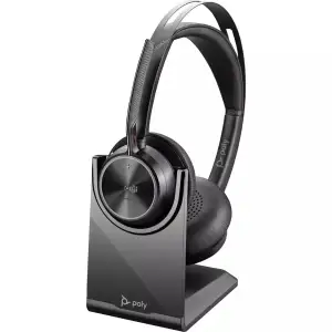 Гарнітура Poly Focus 2 - M USB-C + USB-C/A Adapter HS with Charge Stand Stereo (9T9J6AA) UA