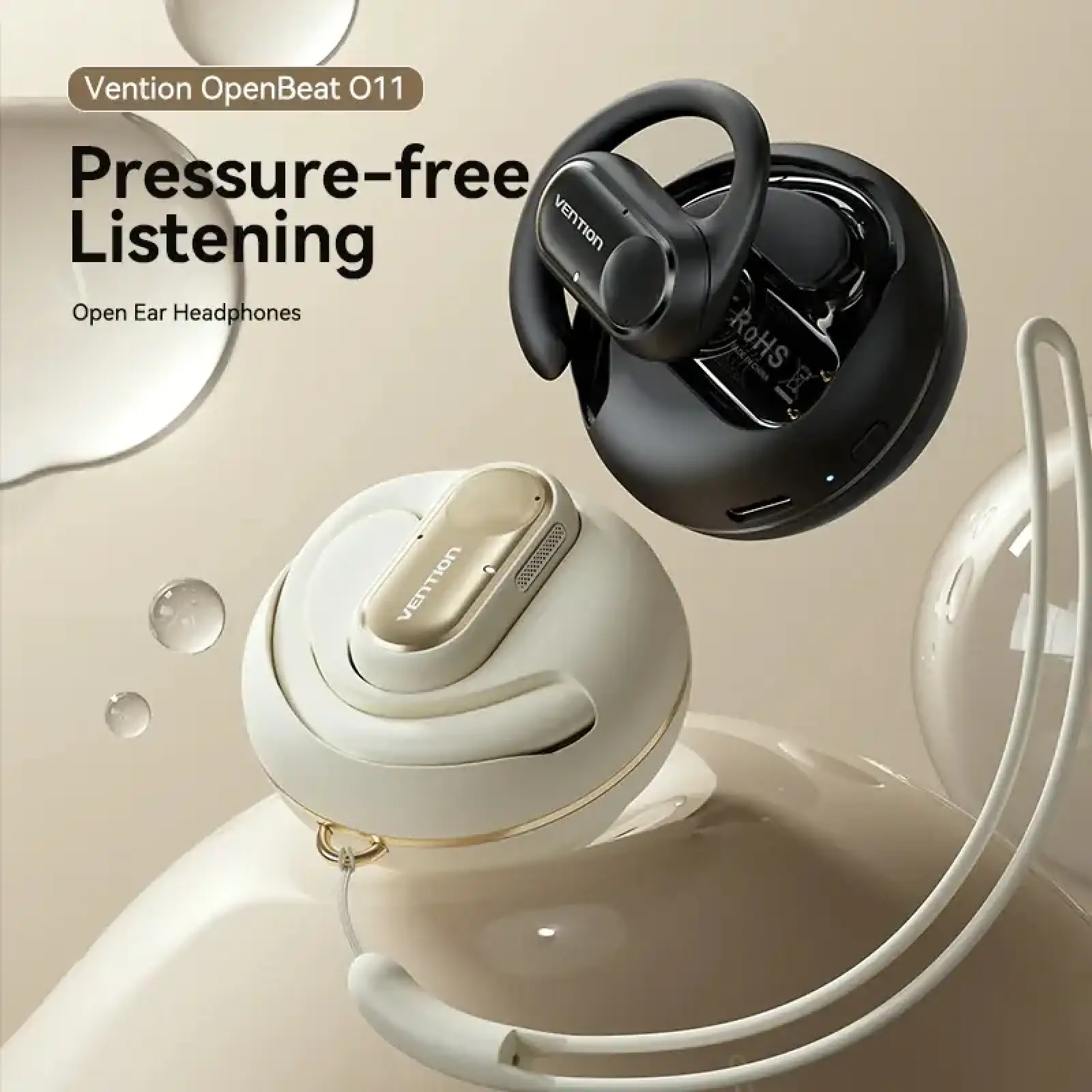 Навушники TWS Vention OpenBeat O11 Beige (NBPN0) UA