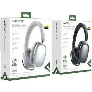 Гарнітура Acefast H9 ANC, Bluetooth, Silver (6974316284383) UA
