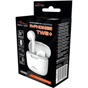 Навушники TWS Media-Tech R-PHONES, BT 5.3, White (MT3608W) UA