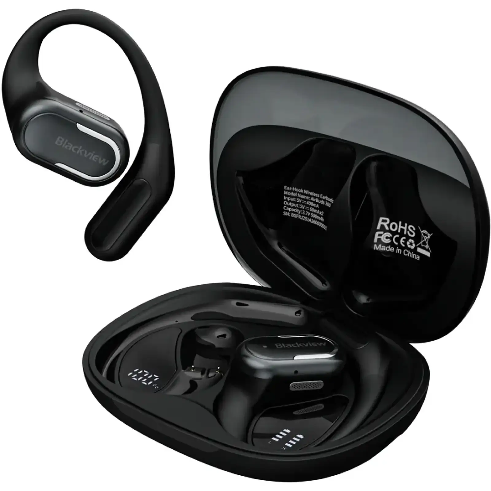 Навушники TWS Blackview AirBuds 300 Obsidian Black (6931548325826) UA