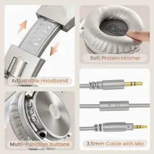 Гарнитура OneOdio Studio Pro C, Silver (Pro C Silver) UA