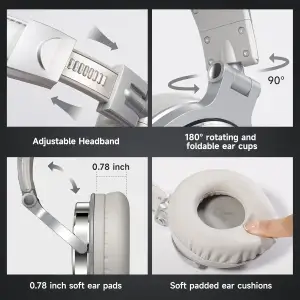 Гарнитура OneOdio Pro 10 Silver (Pro 10 Silver) UA
