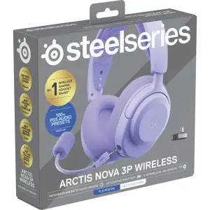 Ігрова гарнітура SteelSeries Arctis Nova 3P Wireless MultiPlatform Lavender (61692) UA