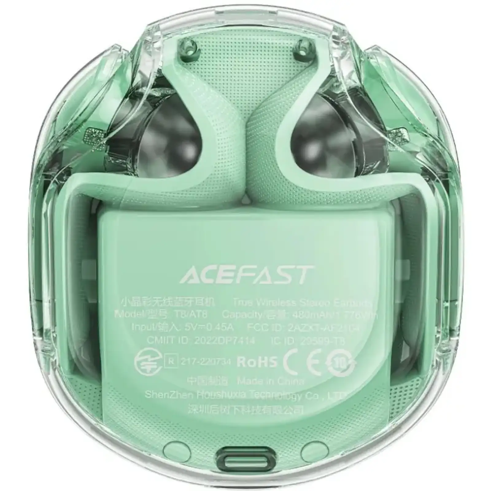 Навушники TWS Acefast T8 mint green (6974316282259) UA