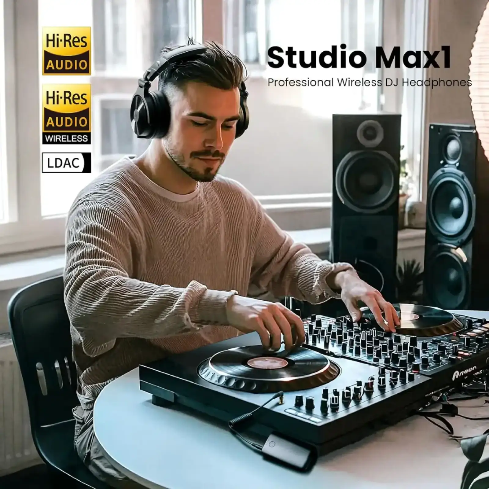 Гарнитура OneOdio Studio Max 1 Black (Studio Max 1 Black) UA