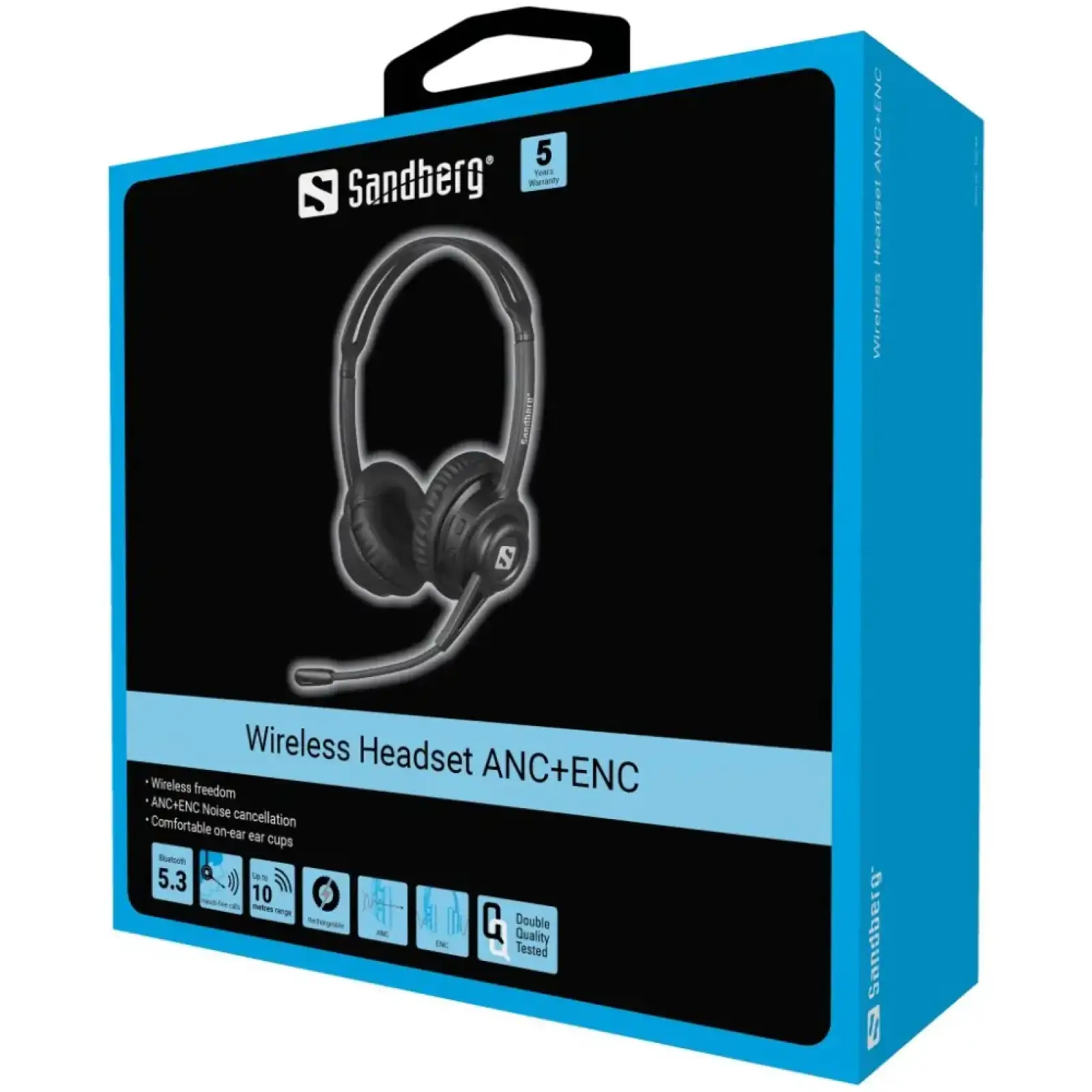Гарнітура Sandberg Wireless Headset ANC+ENC Black (126-44) UA