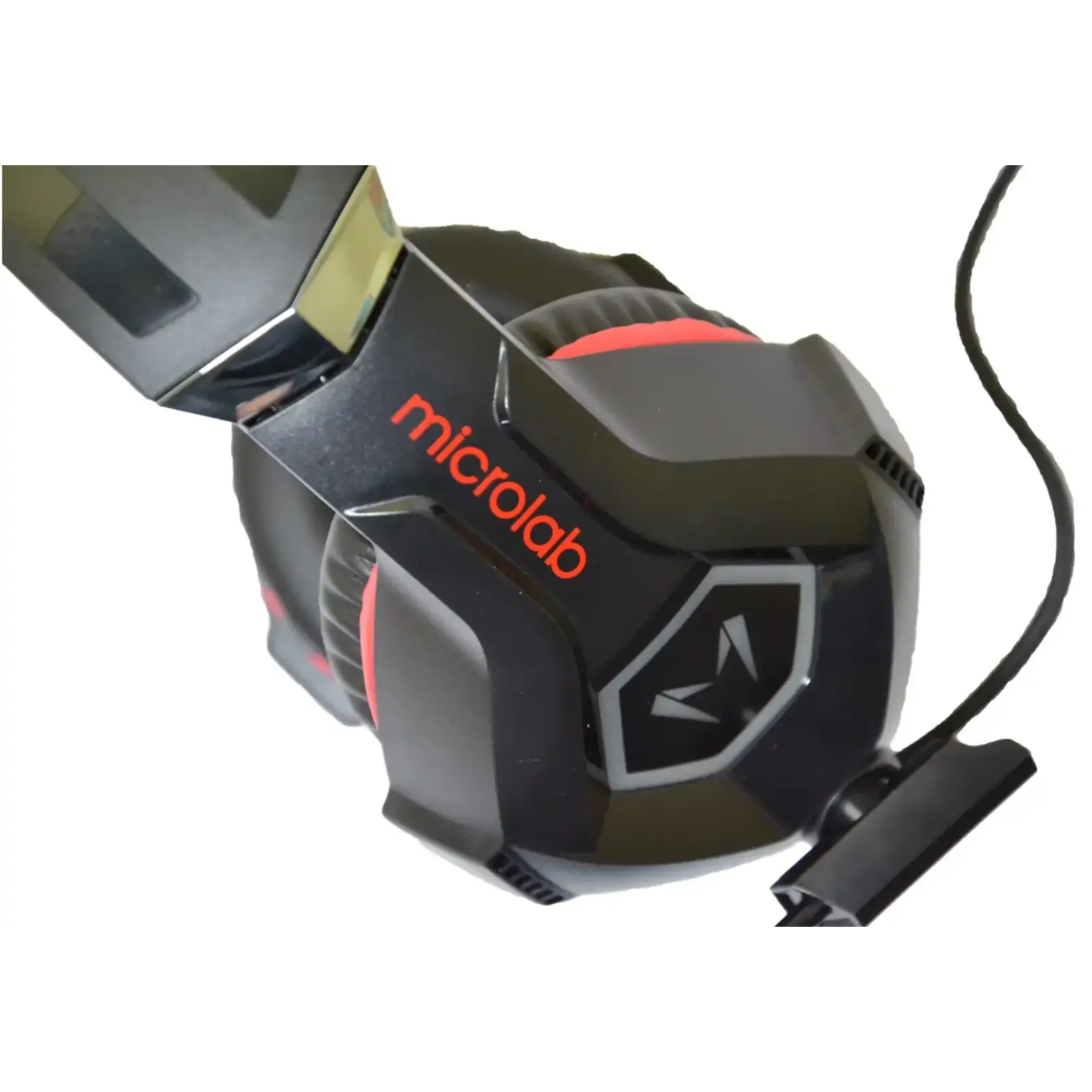 Гарнітура Microlab G7, 3,5мм+USB, Black-Red (G7_b+r) UA