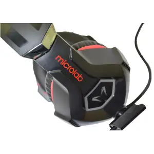 Гарнітура Microlab G7, 3,5мм+USB, Black-Red (G7_b+r) UA