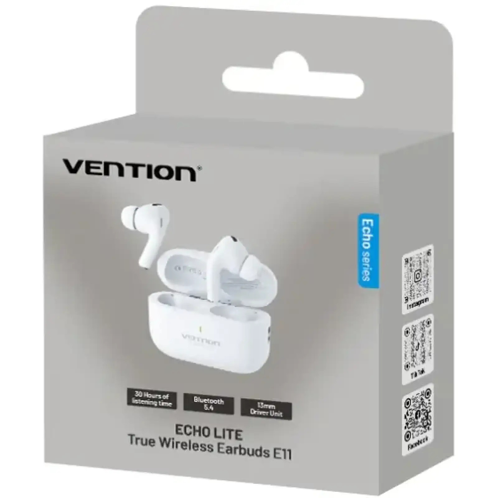 Навушники TWS Vention Elf Earbuds ECHO LITE E11 White (NBVW0) UA