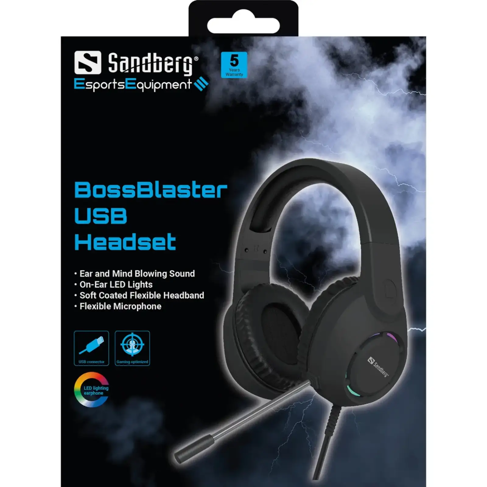Ігрова гарнітура Sandberg BossBlaster Black (126-49) UA