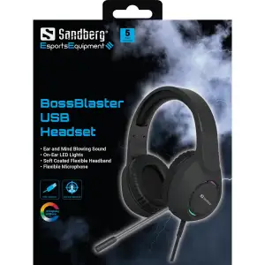 Ігрова гарнітура Sandberg BossBlaster Black (126-49) UA