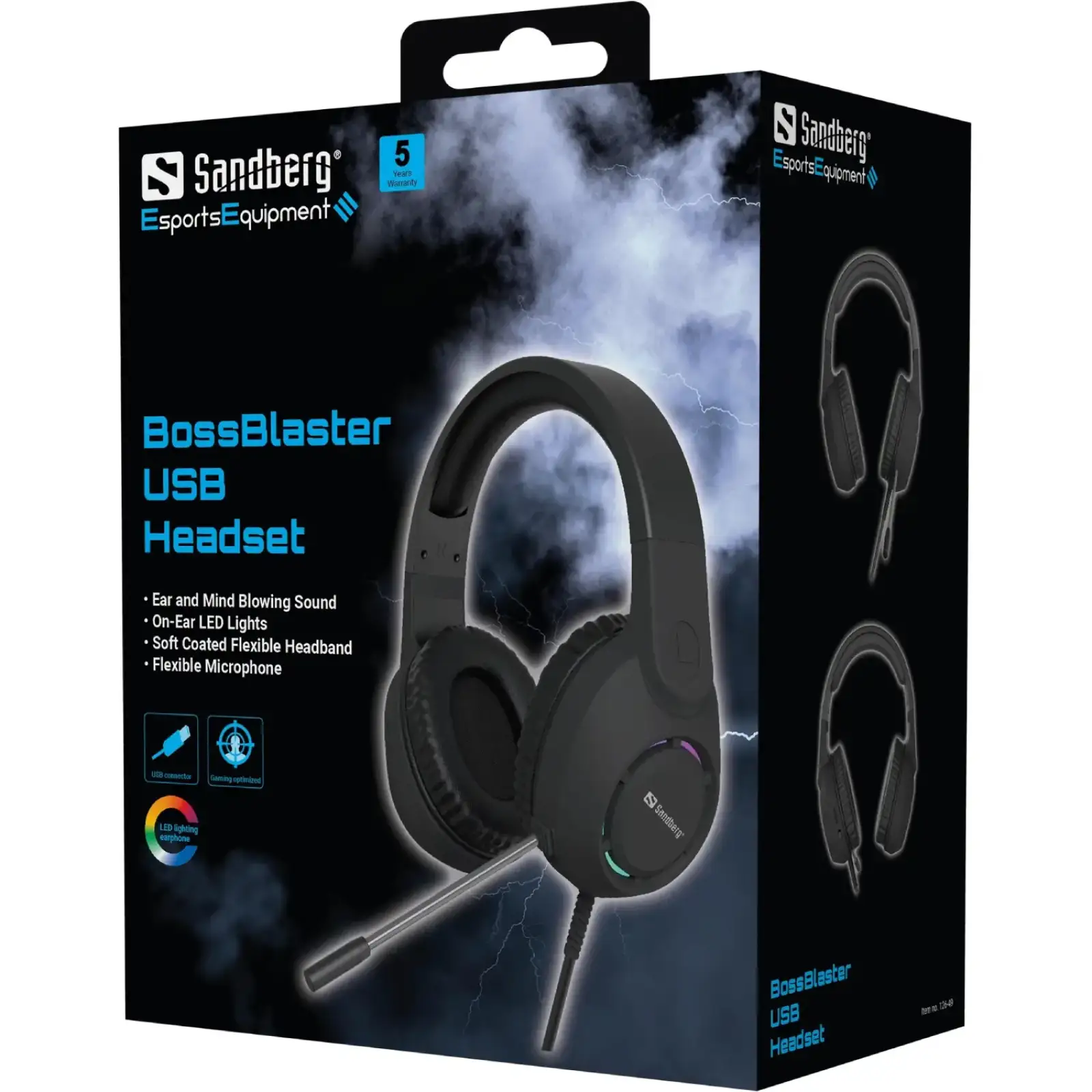 Ігрова гарнітура Sandberg BossBlaster Black (126-49) UA