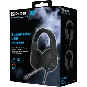 Ігрова гарнітура Sandberg BossBlaster Black (126-49) UA