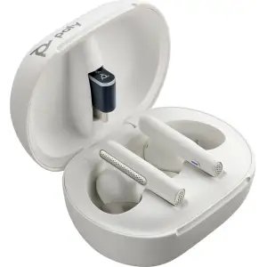 Навушники TWS Poly Voyager Free 60+ Earbuds + BT700A + TSCHC White (7Y8G5AA) UA