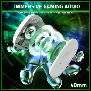 Ігрова гарнітура Attack Shark L80PRO Wireless, 2.4GHz/Bluetooth/3.5mm White (L80PROW_AS) UA