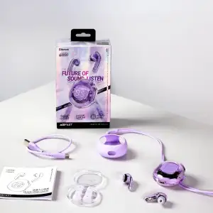 Навушники TWS Acefast T8 alfalfa purple (6974316282266) UA