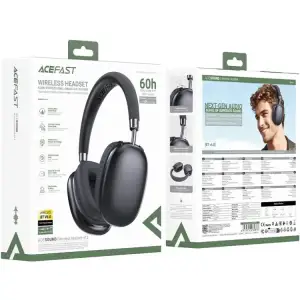 Гарнітура Acefast H13, Bluetooth+3,5мм Black (6974316285878) UA
