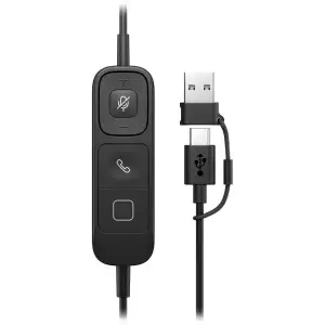 Гарнітура HP Poly Mission 615 Monaural USB-C/A (C01C3AA) UA