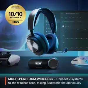 Ігрова гарнітура SteelSeries Arctis Nova Pro Wireless P Black PC/PS/SW/MAC/MOB (61522) UA