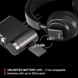 Ігрова гарнітура SteelSeries Arctis Nova Pro Wireless P Black PC/PS/SW/MAC/MOB (61522) UA