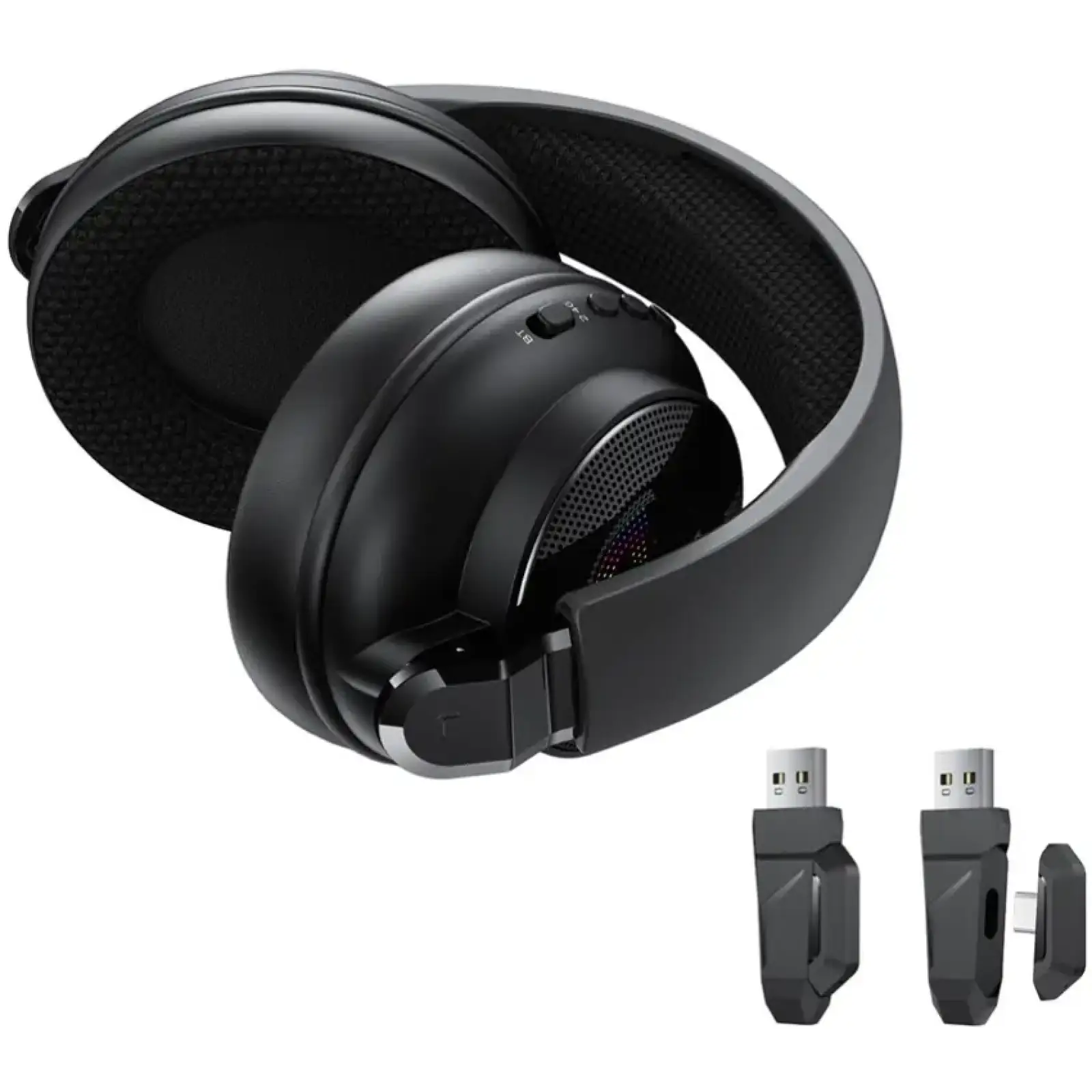 Гарнітура ігрова Acefast H15 Bluetooth+2,4G Black (6974316286424) UA