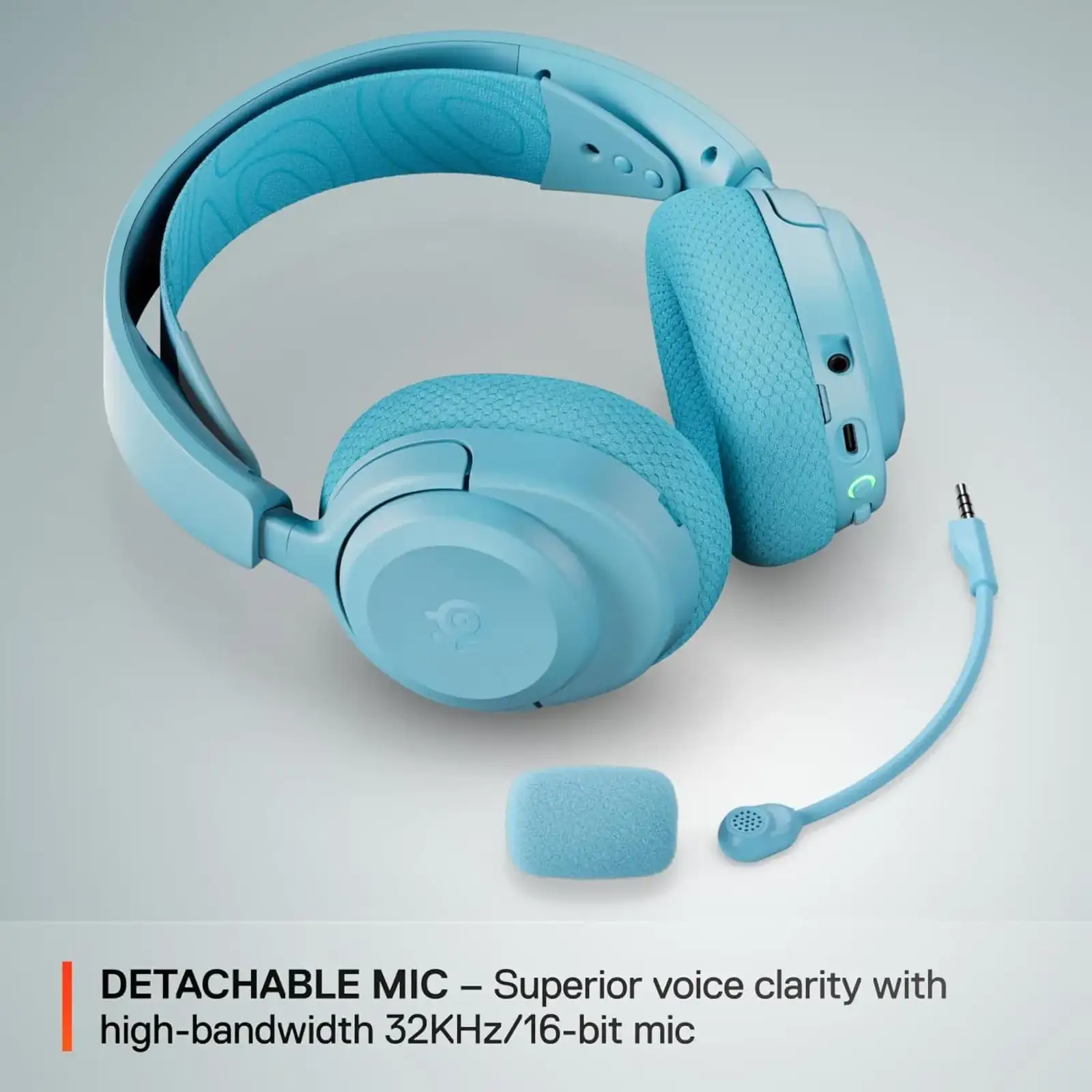 Ігрова гарнітура SteelSeries Arctis Nova 3P Wireless MultiPlatform Aqua (61688) UA