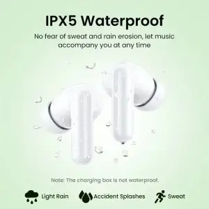 Навушники TWS UGREEN HiTune T3C Earbuds (WS207) Білі (45110) UA
