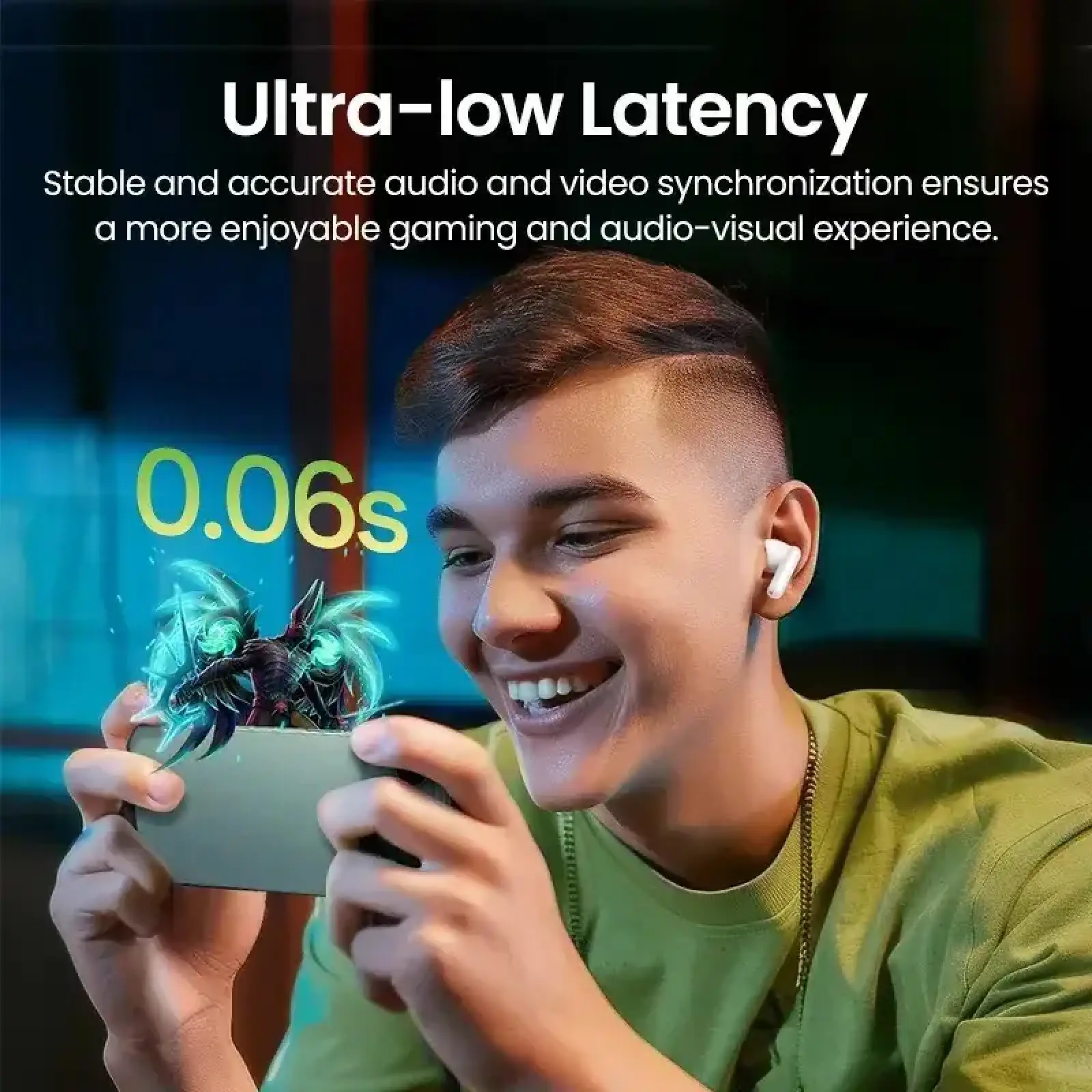 Навушники TWS UGREEN HiTune T3C Earbuds (WS207) Білі (45110) UA