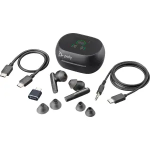 Навушники TWS Poly Voyager Free 60+ Earbuds + BT700C + TSCHC Black (7Y8G4AA) UA