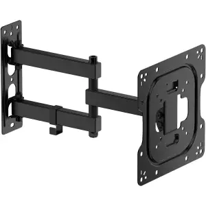 Кронштейн для ТВ AGN AGN43-222P з поворотом/два коліна/23"-43"/30 кг/max.VESA 200x200/Black UA