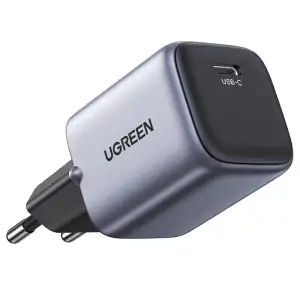 Зарядний пристрій 1xUSB 30W (USB-C) Gan PD Nexode Mini Сірий CD319 Ugreen (90666) UA