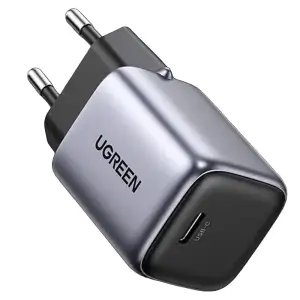 Зарядний пристрій 1xUSB 30W (USB-C) Gan PD Nexode Mini Сірий CD319 Ugreen (90666) UA