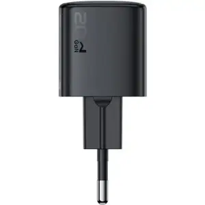 Зарядний пристрій 1xUSB-C 20W Gan A117 mini Fast Charger Black Acefast (6974316284987) UA
