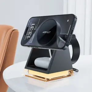 Зарядний пристрій Wireless QI 3in1 15W E17 Acefast (6974316282815) UA