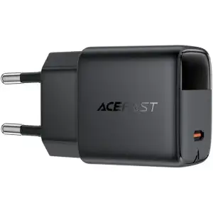 Зарядний пристрій 1xUSB-C 30W Gan A115 Fast Charger + USB-C cable black Acefast (6974316284451) UA